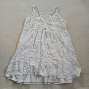 maurices ♡ lace tiered white dress
